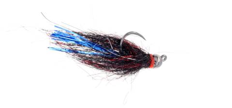 Jiggy Marabou Leech - Black and Blue